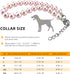 Chunky Pearl Dog Necklace (Beads 19mm) with Strong Stainless Steel Wire Rope, Adjustable Pearl Collar for Medium Large