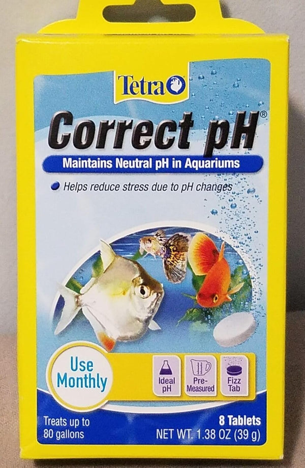 Tetra Correct pH Tablets - 24 Tablets Total (3 Packs with 8