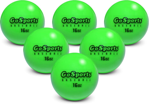 GoSports Weighted Training Balls - Improve Power and Mechanics for Hitting & Pitching Training, Choose Baseball or