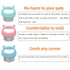 3 Pcs Pet Hair Grooming Massage Comb for Cat Dog, Shedding Brush Shell Comb to Remove Matted Fur (Blue, Green, Pink)