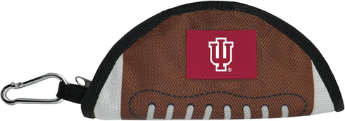 NCAA INDIANA HOOSIERS Collapsible Dog Travel Bowl - Food and Water Bowl for Dogs & Cats - Portable Leak-Proof Pet Bowl