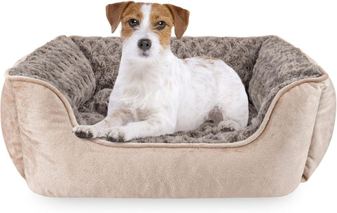 JOEJOY Rectangle Dog Bed, Large Medium Small Dogs, Machine Washable Sleeping Sofa Bed, Non-Slip Bottom, Soft Durable