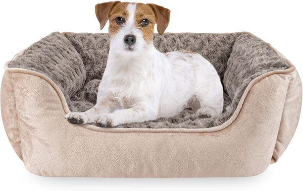 JOEJOY Rectangle Dog Bed, Large Medium Small Dogs, Machine Washable Sleeping Sofa Bed, Non-Slip Bottom, Soft Durable