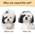 Set 3 1 Professional Deshedding Dog Brush Grooming Kits, for Long-Haired Dogs and Cats - Dog Deshedding Brush