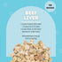 1LB 300+ hotspot pets Freeze Dried Beef Liver Treats for Cats & Dogs - Big Bag Pcs - Made in USA, Single Ingredient