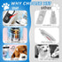 Generic 2026 2 Trimmer Silent Groom Pro Nail Grinder Upgraded Electric Pet Nail Grinder with LED Lights, USB
