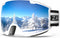 OTG Over Glasses Ski Goggles, Stylish Comfy Snowboard Goggles for Adult Men Women Youth, Anti-fog 100% UV Protection