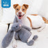 Best Pet Supplies Interactive Bunny Buddy Dog Toy, Crinkle and Squeaky Enrichment for Small Medium Dogs