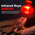 100W Bulbs, 2 Pack Bulbs Bulbs MIXJOY Infrared Heat Lamp Reptile Infrared Heat Emitter Red Heat Lamp Infrared Basking