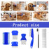 Ocapind 7 Pack Set Dog Cat Grooming Combs Remover Dematting Brush Tool Flea Lice Comb Stainless Steel With Rounded