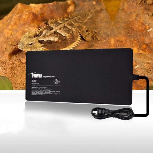 iPower Reptile Heat Pad 8W Under Tank Terrarium Warmer Heating Mat for Turtles, Lizards, Frogs, 6"x8" Inch