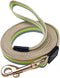 Soft Cotton Web Dog Leash, Basic Training Walking Lead, 6.5FT Long, 0.6 Inch Wide Green