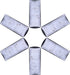 Fish Tank Filter Cartridge - 6Pcs Aquarium Filter Cotton Replacement, Wall Mounted Accessory Cartridge