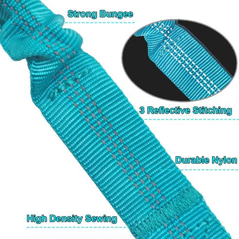 BTINESFUL Bungee Dog Leash Extension - 18” Dog Shock Absorber Extender for Walking, Jogging, and Training