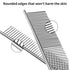 2PCS Dog and Cat Brush, Stainless Steel Grooming Comb Kit, Deshedding Brush for Long Haired Dogs & Cats