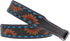 Leather Dog Collar, Western Style, Heavy Duty Hand Tooled Sunflower, Adjustable Padded Soft with Turquoise Buckstitch