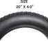 Hycline Fat Bike Replacement Tire: 20x4.0/26x4.0 Inch Puncture Resistant Folding MTB Tires for All Terrain