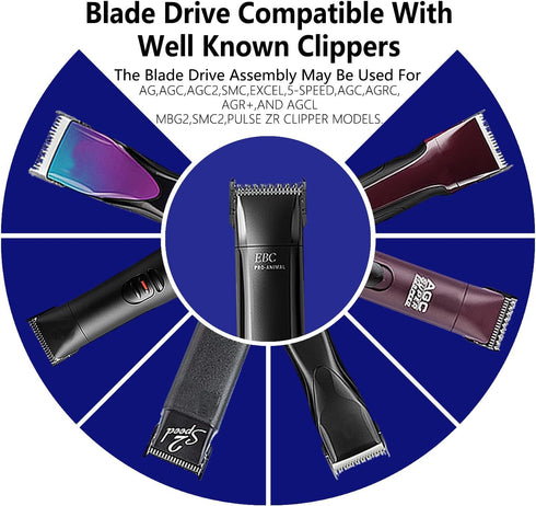 3 PCS AGC Blade Drive Assembly Lever Replacement Blade for Pet Clipper