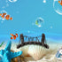POPETPOP Aquarium Resin Bridge, Fish Tank Landscape Decor for Guppy, Betta, Shrimps, Turtle Climbing Platform