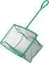 Pawfly Aquarium Fish Net, Square Net with Braided Metal Handle for Cleaning Fish Tanks and Ponds