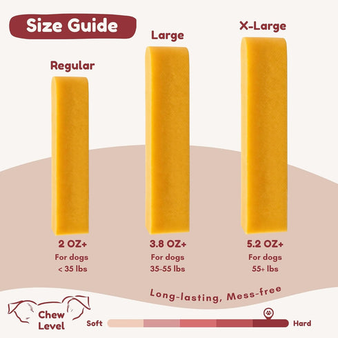Pack, 5 Pack) Majestic Pet Himalayan All-Natural Cheese Dog Chews - Long Lasting Dental Chew for Dogs - Healthy Pet