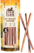 EVER FARM Pet Odor-Free Standard Bully Sticks (12", 5 Pack) 100% Grass-Fed Beef Pizzle