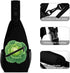 Generic Backpack 38x20cm Lettuce Cabbage Vegetable Leaves Crossbody Sling Bags Travel Chest Bag Casual Shoulder