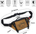 Rough Enough Tactical Fanny Pack for Men, Large Crossbody Waist Bag for Hunting, Hiking, Fishing in Military Khaki