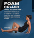 Pro-Tec Athletics Travel Size Foam Roller, High-Density Black Foam, Compact & Portable, Includes Exercise Program