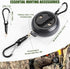 TOBWOLF Treestand Retractable Bow Hoist, 33FT Bow & Gear Hoist for Hunting, 4MM Thickened Rope, Quick & Easy Treestand