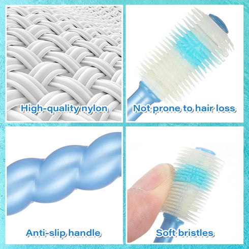 EupHHonycs 4 360-Degree Pcs Small Dog and Cat Soft Toothbrush Pet Toothbrush for Puppy, Small Dog and Cat