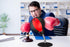 Tech Tools Stress Buster Desktop Punching Bag - Suctions to Your Desk, White Elephant Gifts for Coworker Men and Women