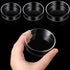 Patelai 3 Pieces Aquarium Shrimp Feeding Dish - Clear Glass Fish Tank Feeding Bowl Food Bowl, 60mm, 65mm, 80mm