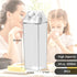 TINSKY 3 Bulk(34Oz) Pcs Milk Carton Clear Water Bottle Plastic Milk Carton Container Reusable Portable Square Juice