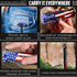 Grand Way Spring Assisted Pocket Knife, American Flag Tactical Knife for Men and Boys, Folding Knife