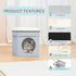 12.6"(Light B FSOBEIIALEO Cat House Cube Small Dog Cubes For Indoor Cats Folding Cat Ottoman, Cat Cave, Stackable Cat