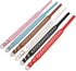 Dogs Kingdom Personalized Rhinestone Leather Bling Crystal Pet Collars for Small Medium Breeds, 12"-20" Length, Red