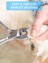 Trimmer Gobeigo Upgrade Wide Open Dog Nail Clippers for Large Dogs Cut Like Butter, Heavy Duty Dog Nail Full Metal