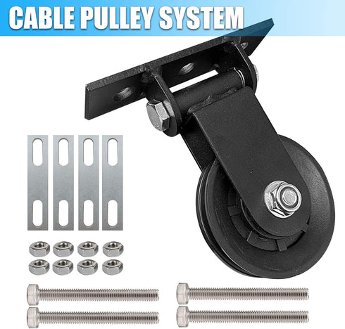 KORIKAHM Upgraded LAT Pulley System, Cable Machine for Home Gym Equipment, Strength Training Power Racks
