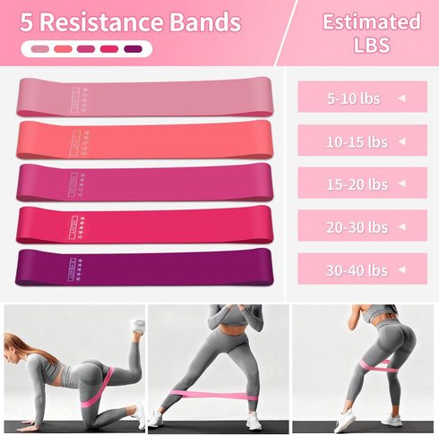 SirDone 13-Piece Set, Figure8 5-Level Pilates Kit for Women, Pilates Equipment for Home Workouts, Pilates Essentials