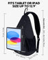 Backpack: Daypack Pack WATERFLY Sling Bag Crossbody Over Shoulder Casual Cross Chest Side