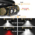 NICRON H35+ Rechargeable Headlamp, 1600 Lumens, 180° Rotating LED, 10 Modes, Waterproof, Camo for Camping