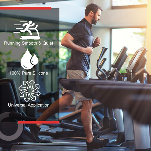 100% 7oz Treadmill Lubricant for Belt - Pure Silicone Treadmill Oil, Fitness Equipment Lubricant, Full Belt Width