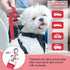 BWOGUE 2 Packs Dog Cat Safety Seat Belt Strap - Adjustable Nylon Fabric Restraints for Vehicle Seatbelts Harness