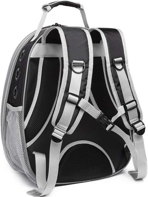 Front Expandable Cat Backpack Carrier, Space Capsule Bubble Window for Large Cats & Small Puppies, Up to 20 lbs