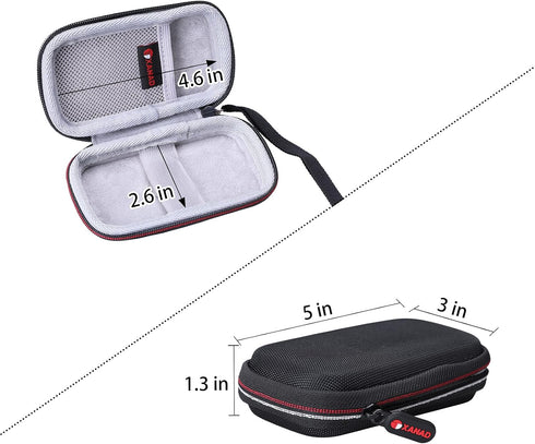 XANAD Hard Case for EMAY EKG Monitor, Portable Travel Protective Bag for Heart Rate Monitor