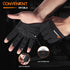SueStar 3/4 Partial Weight Lifting Gloves, Finger Workout Gloves for Men Women, Full Palm Protection & Silicone Grip