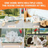 Hammock Cat Window Perch for Large Cats Inside, Sturdy Cat Window Seat with Cooling Mat, Adjustable Cats Platform Bed