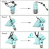 Dog Poop Bags Holder with LED Flashlight, 15 Crystal Blue Bags and 3 LR44 Batteries