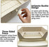 Chinchilla PINVNBY Rabbit Corner Litter Box with Drawer for Cage Small Animal Litter Pan Hanging Pet Feed Bowls Cage